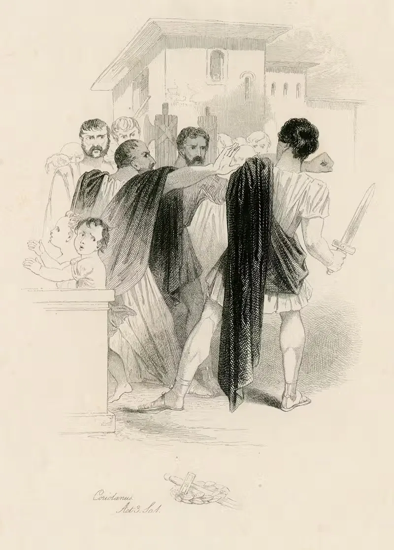 Корнелиус, акт 3, сцена 1 by Джозеф Кенни Медоус, 1845 — digital art print download