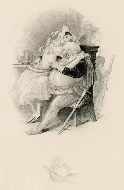 Henry IV, pt. 2, act II, s. 4. P. Henry; Look, if the withered elder hath not his poll clawed like a parrot by Joseph Kenny…
