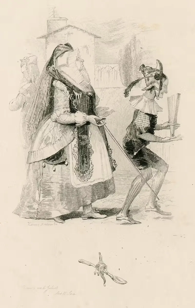 Romeo and Juliet, act II, sc 4 — Joseph Kenny Meadows
