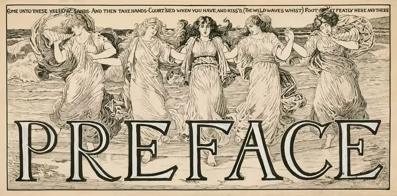 Masthead illustrations for Lamb's Tales from Shakespeare. — Louis Rhead