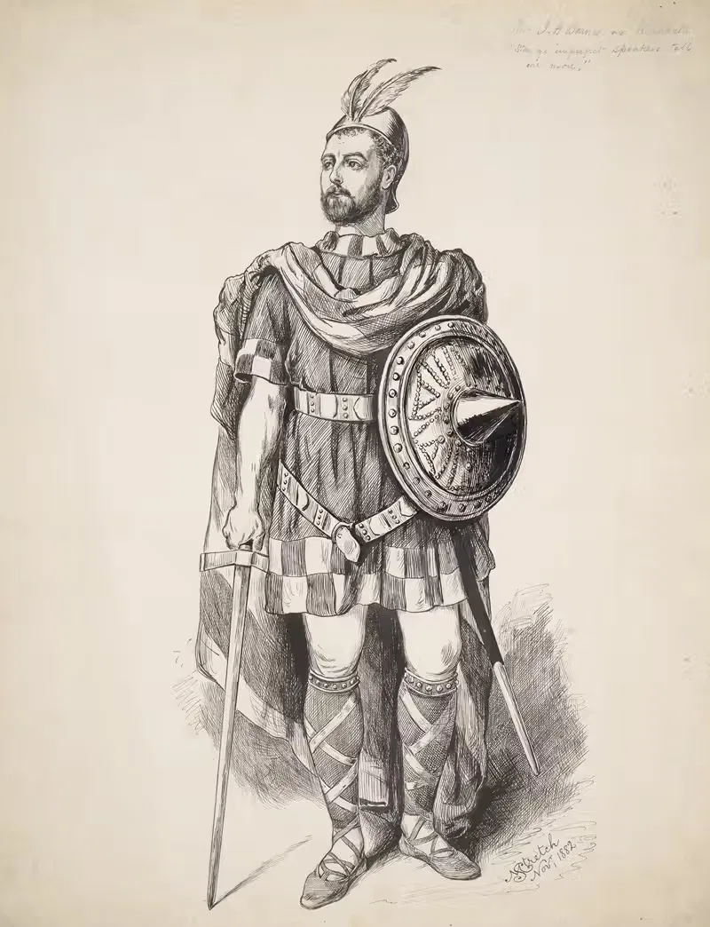 Mr. J.H. Barnes as Macbeth by Matt Stretch, 1882 — digital art print download