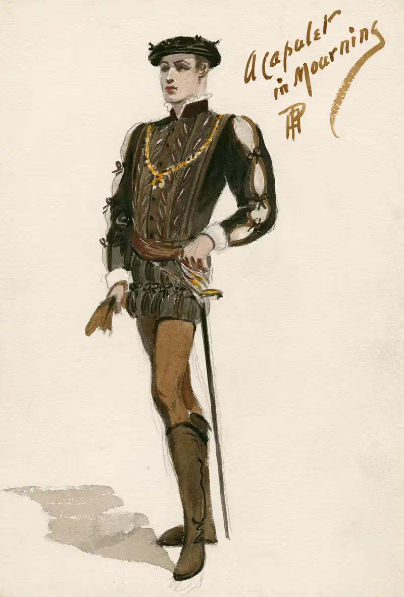 Romeo and Juliet; A capulet in mourning — Percy Anderson