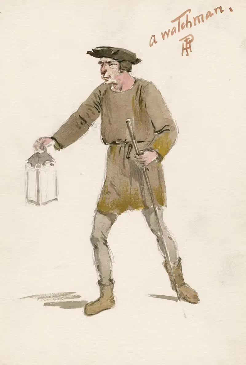 Romeo and Juliet; A watchman. — Percy Anderson