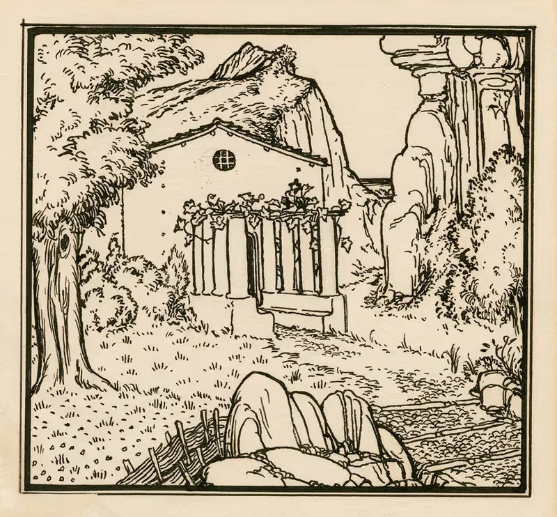 The Tempest; Illustration to act 1, scene 2 — Robert Anning Bell