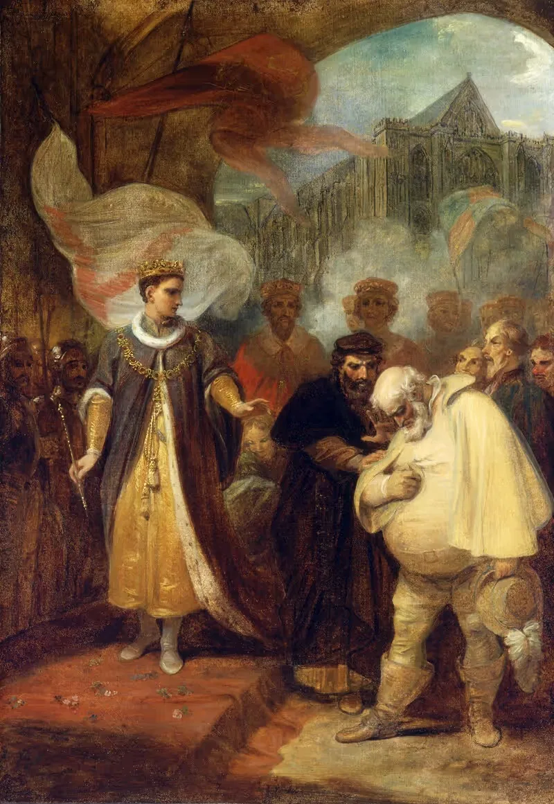Falstaff rebuked by Robert Smirke, 1795 — digital art print download