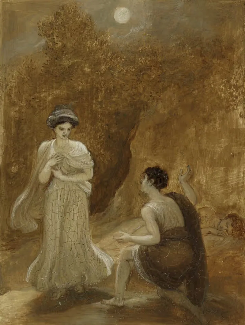 Лисандр, объявляющий о своей страсти к Елене by Роберт Смирк, 1820-1825 — digital art print download