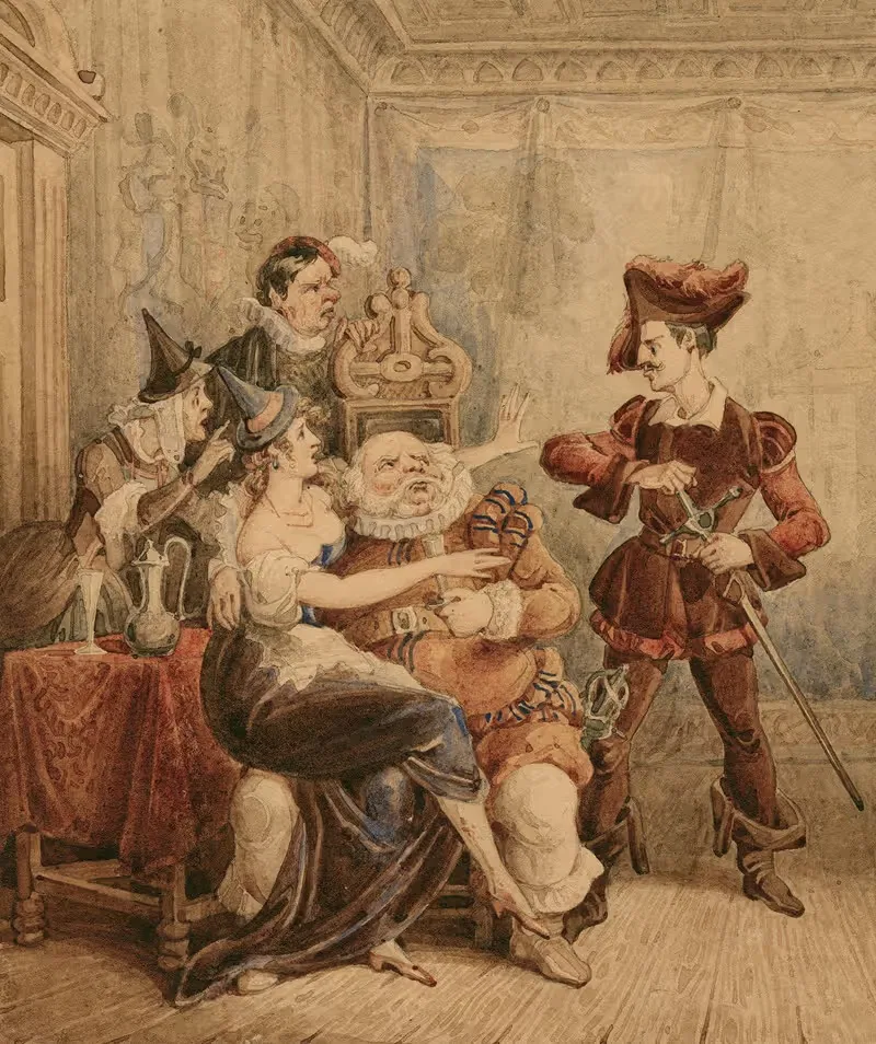 Merry wives of Windsor, I, 3 — Robert Smirke