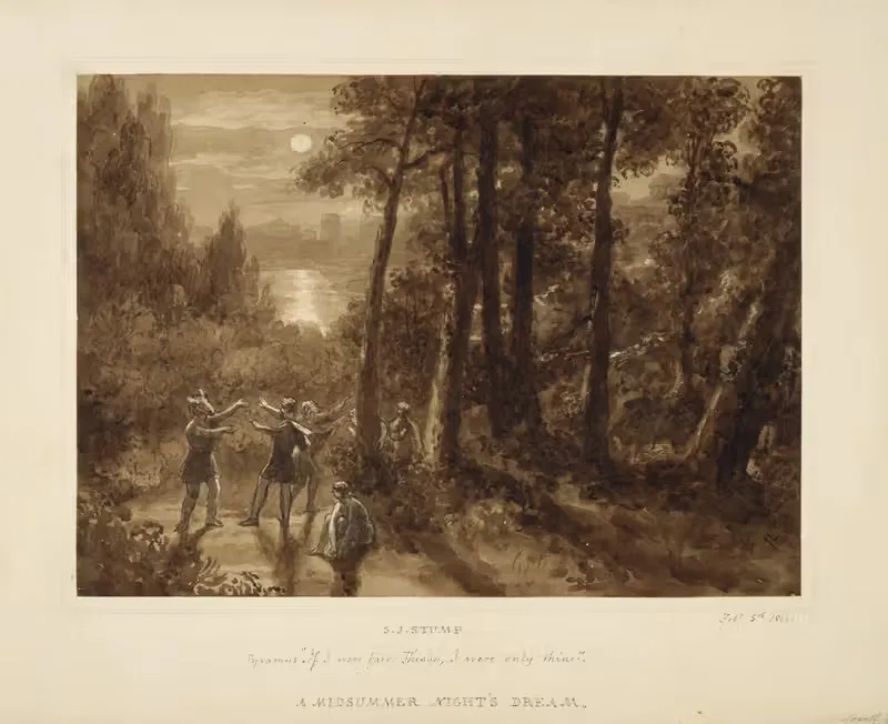A midsummer night's dream, Pyramus; 'If I were fair, Thisbe …' — Samuel John Stump