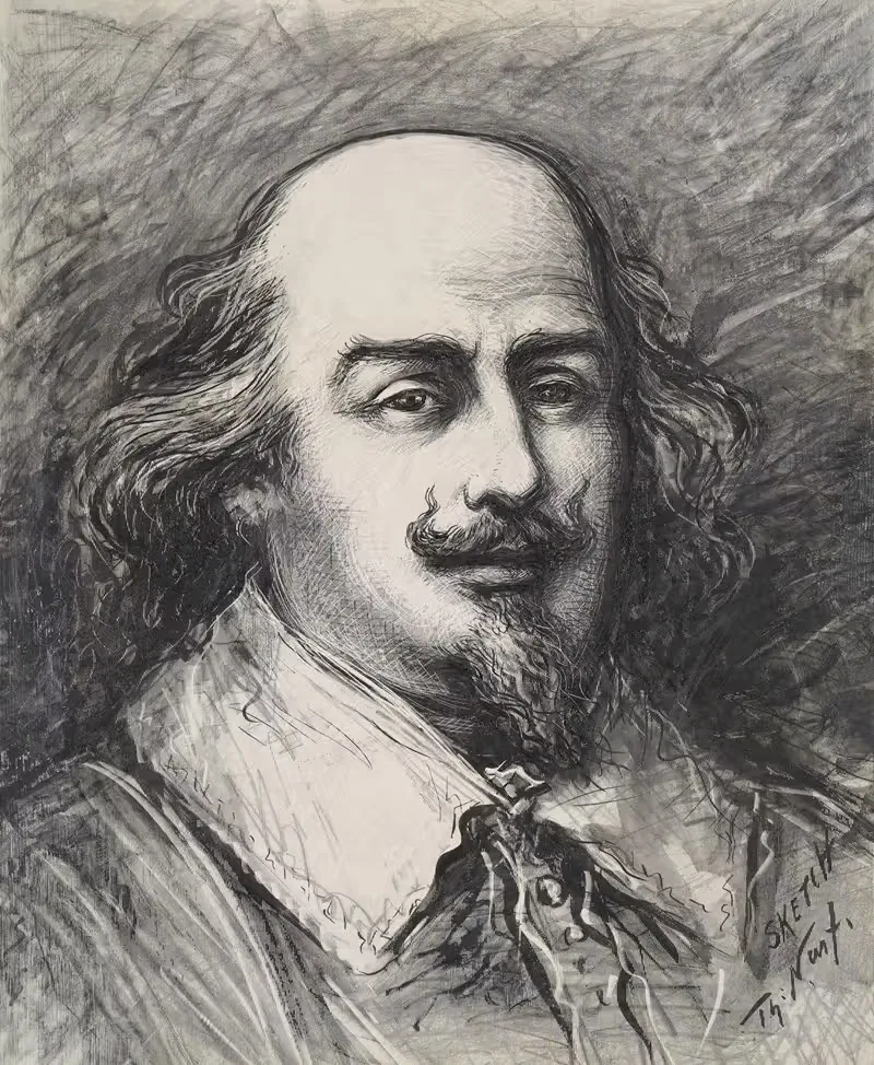 Portrait of Shakespeare — Thomas Nast