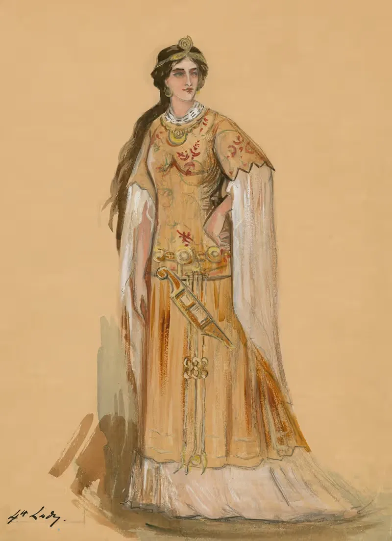 Зимняя сказка; 4-я дама by Том Хеслвуд, 1904 — digital art print download