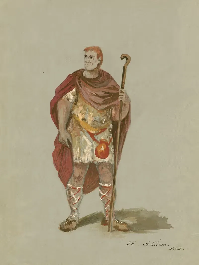 Сказка зимы; Клоун Акт II by Том Хеслвуд, 1904 — digital art print download