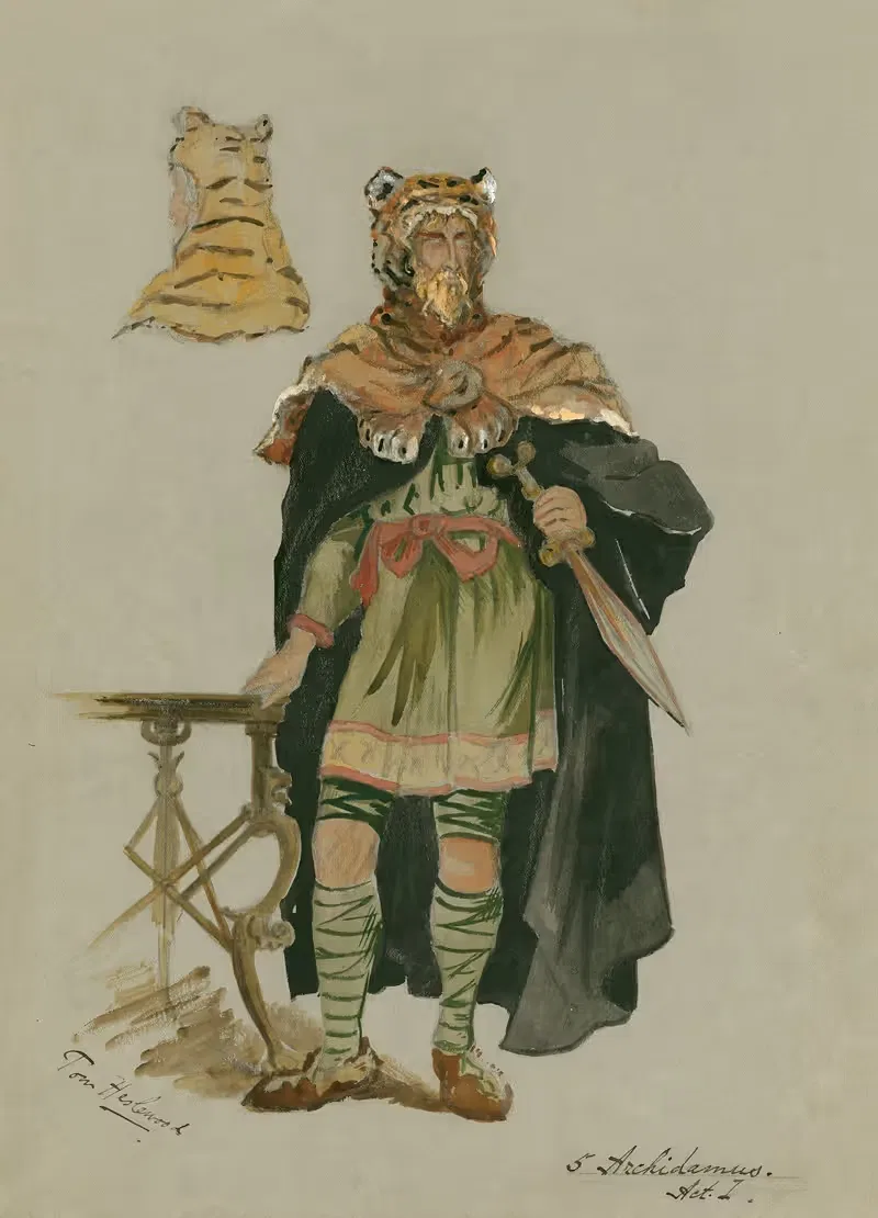 Зимняя сказка; Архидам, Акт I by Том Хеслвуд, 1904 — digital art print download