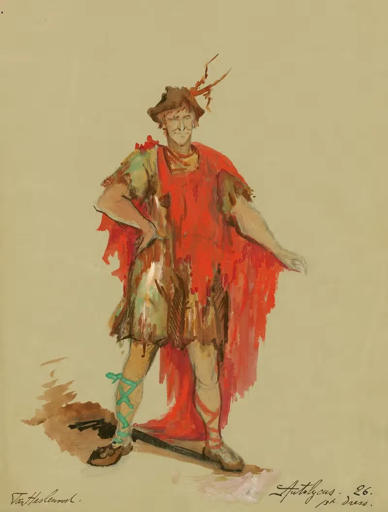 Зимняя сказка; Автолик by Том Хеслвуд, 1904 — digital art print download