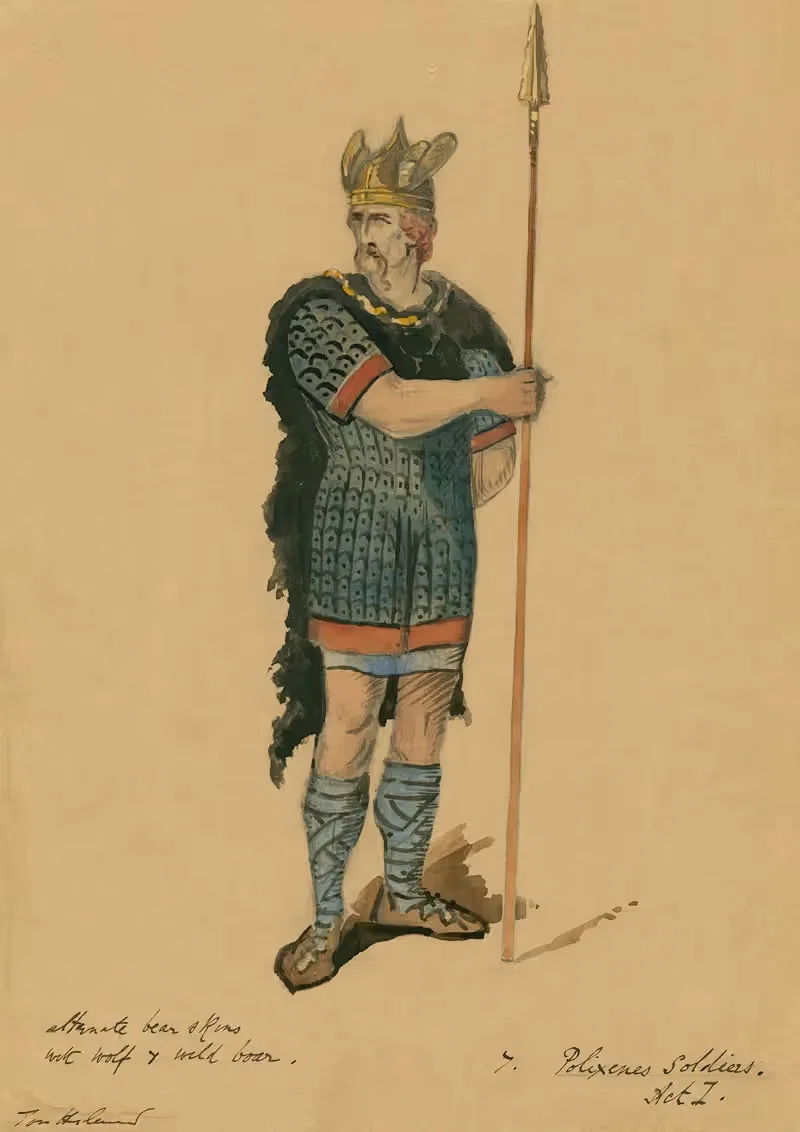 The Winter's Tale; Polixenes Soldiers, Act I — Tom Heslewood