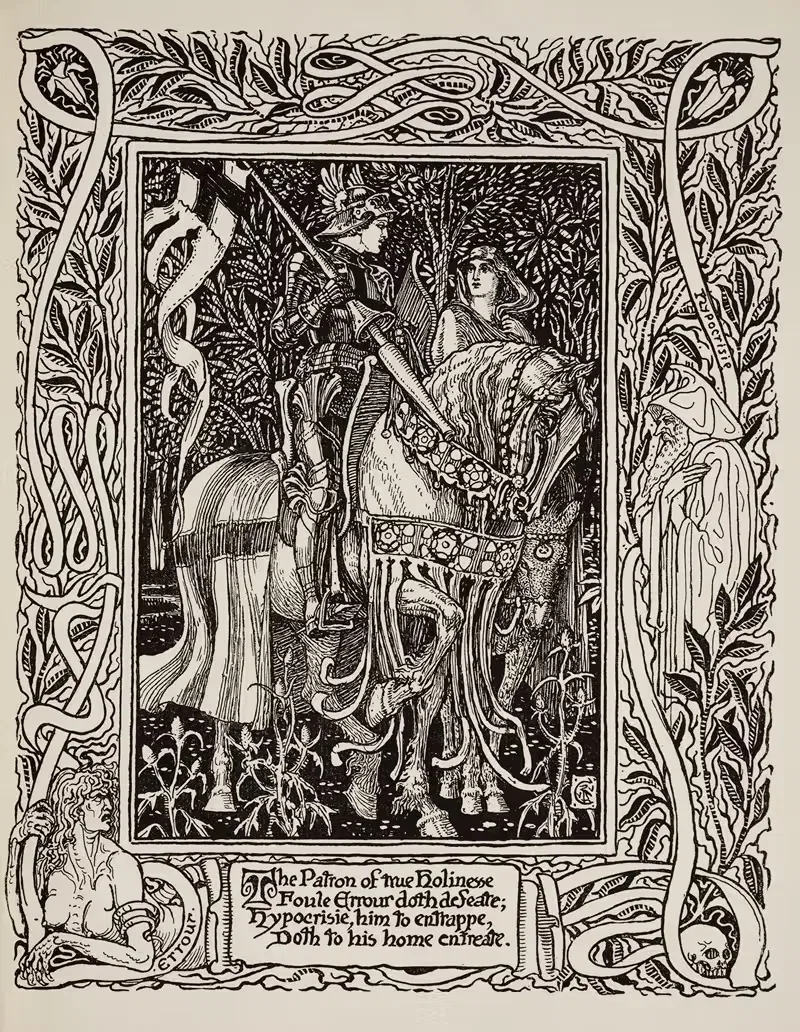 Фея Спенсера by Уолтер Крейн, 1895-1897 — digital art print download
