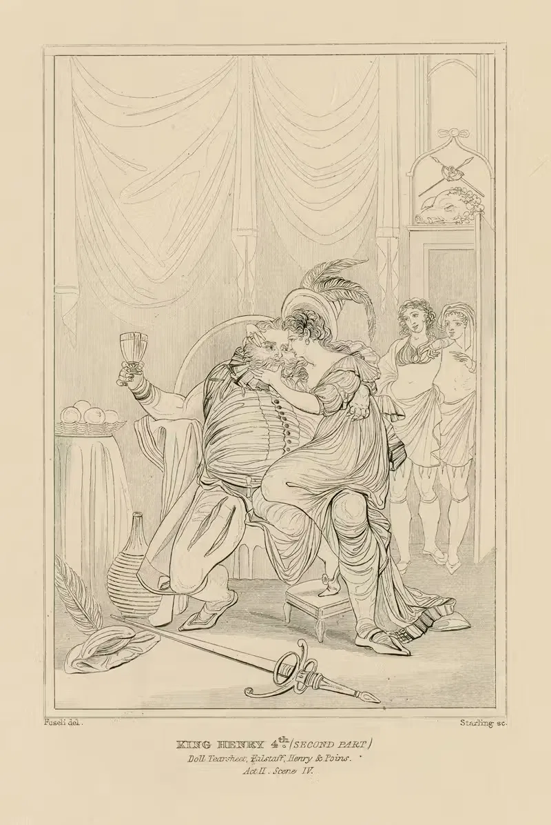 Король Генрих IV (вторая часть) … акт II, сцена IV by Уильям Фрэнсис Старлинг — digital art print download