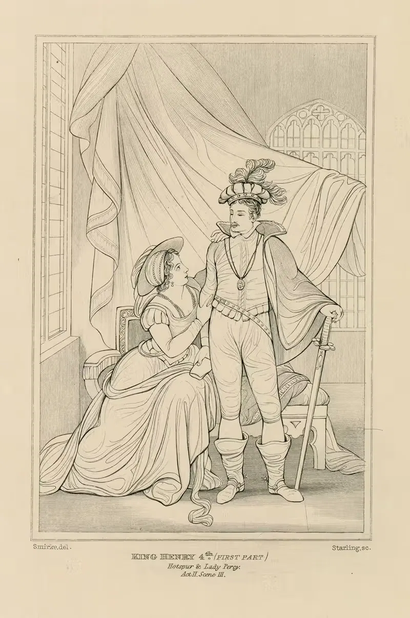 King Henry 4th, First Part, Hotspur & Lady Percy — William Francis Starling