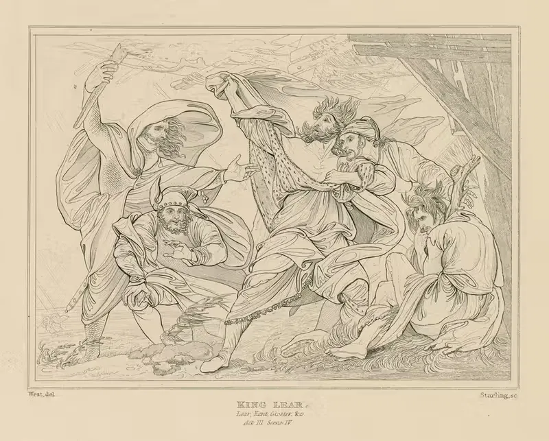 King Lear, act III, scene IV by William Francis Starling — digital art print download