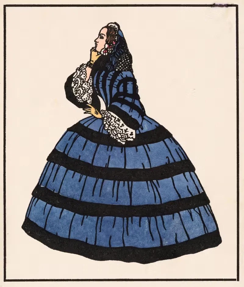 Nr. 125: Мода Бидермайер by Аноним, 1908 — digital art print download