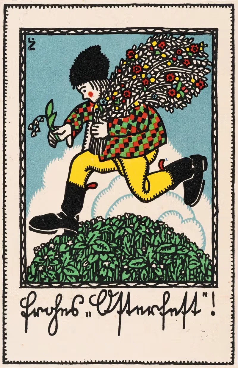 Nr. 577: Osterkarte by Anonymous, 1911 — digital art print download