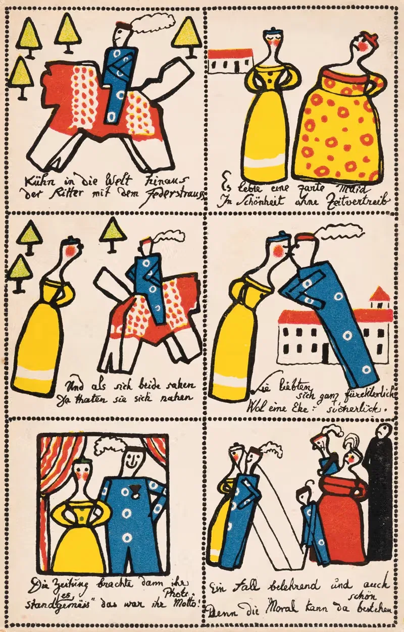 Nr. 383: Geschichte vom kühnen Ritter — Emil Orlik
