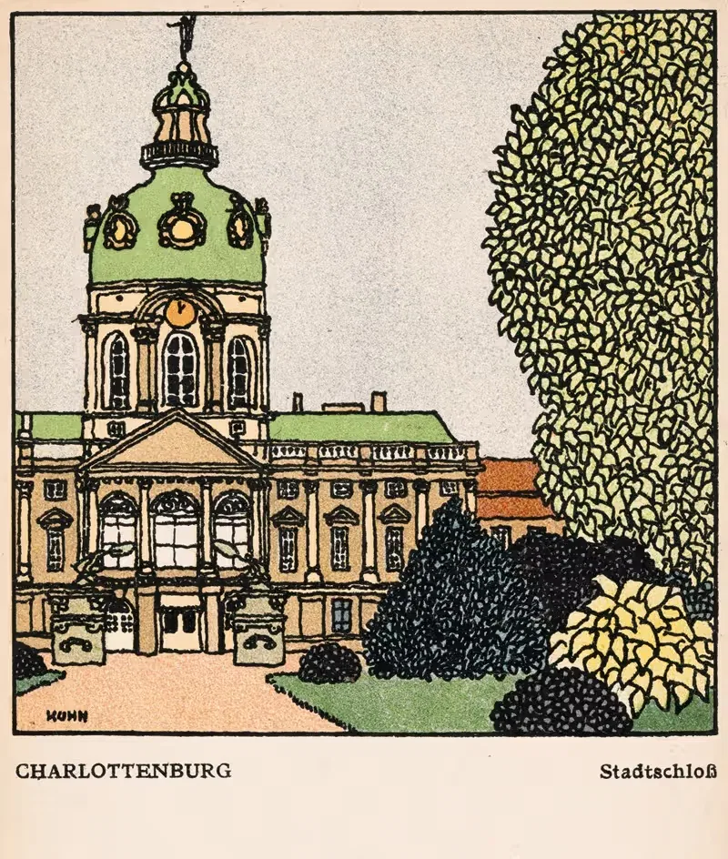 Nr. 444: Charlottenburg, Stadtschloss — Franz Bernhard Kuhn