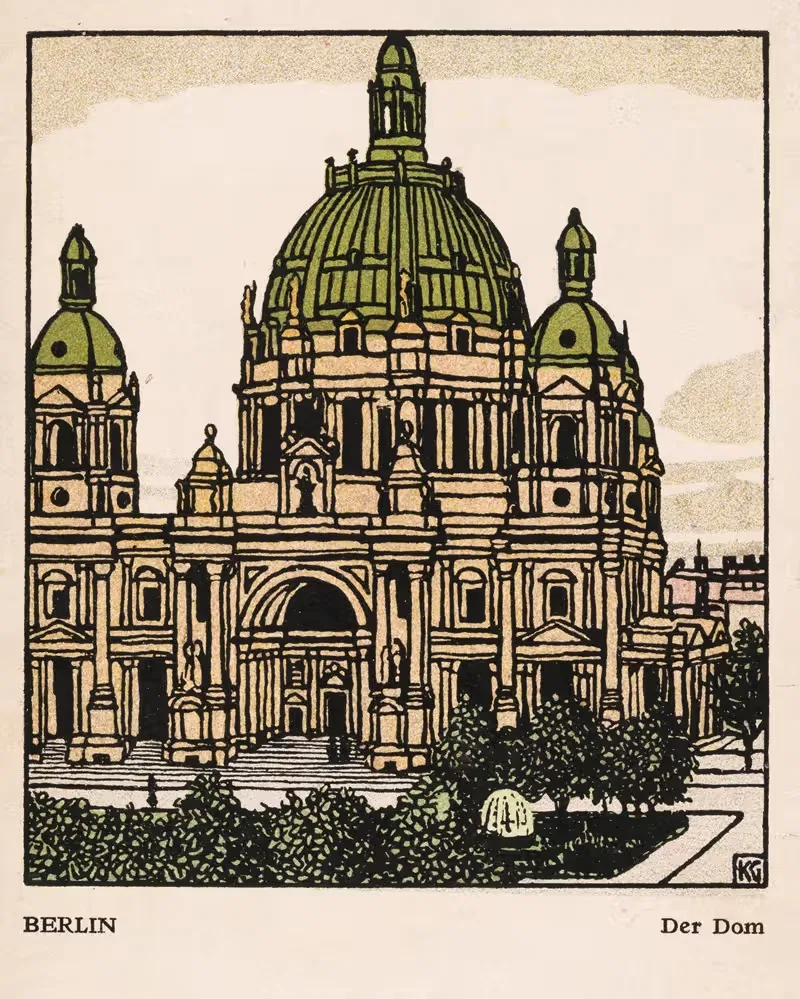 Nr. 434: Берлин, Собор by Густав Кальхаммер, 1911 — digital art print download
