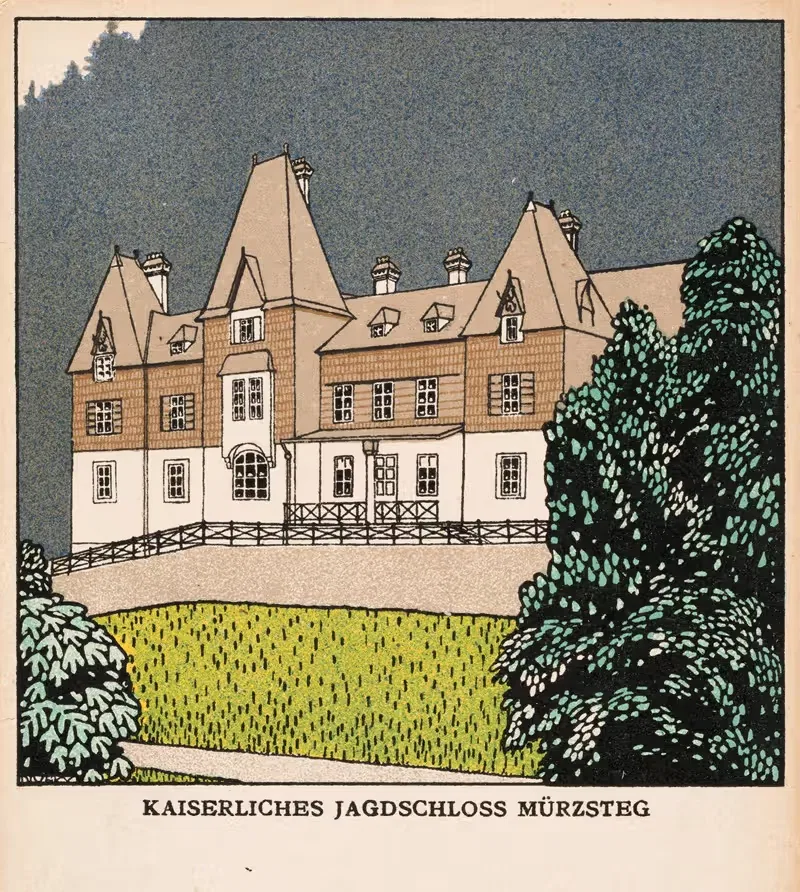 Nr. 263: Kaiserliches Jagdschloss Mürzsteg — Josef von Diveky