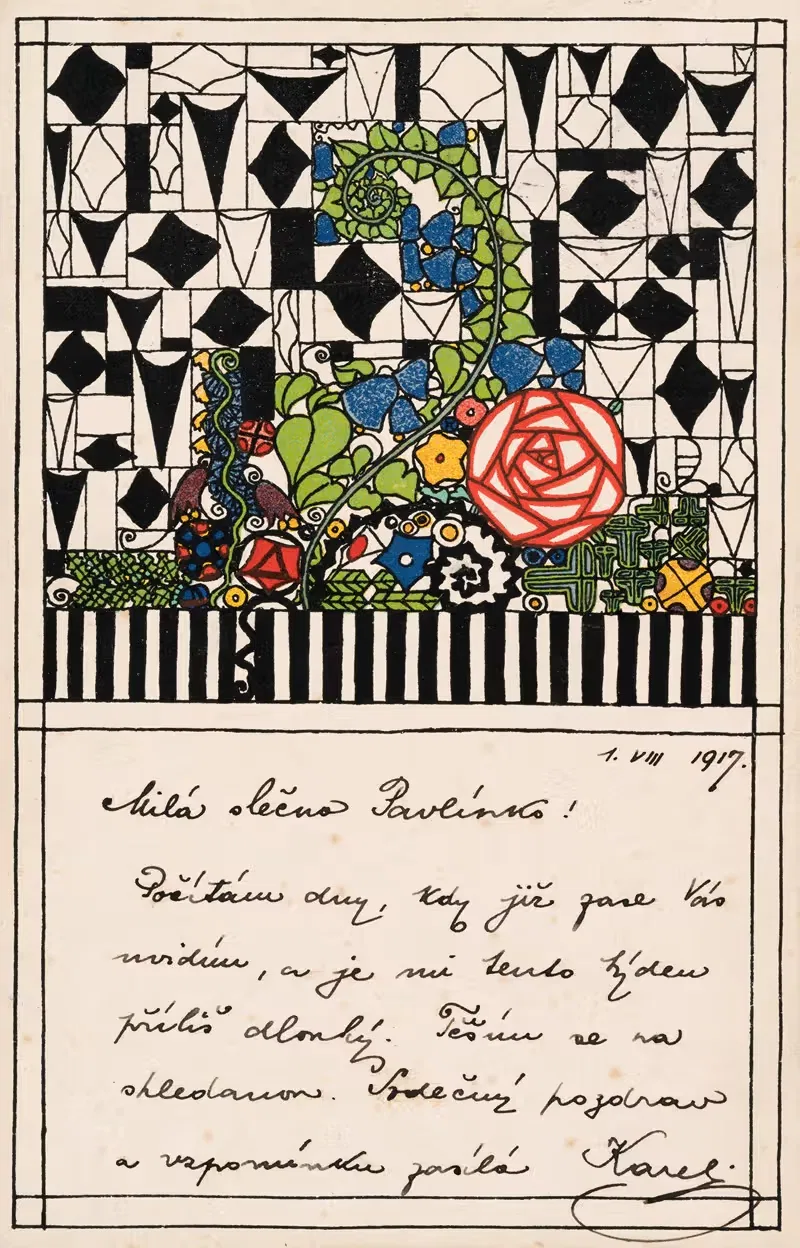 Nr. 749: Цветочное оформление by Йозеф фон Дивеки, 1912 — digital art print download