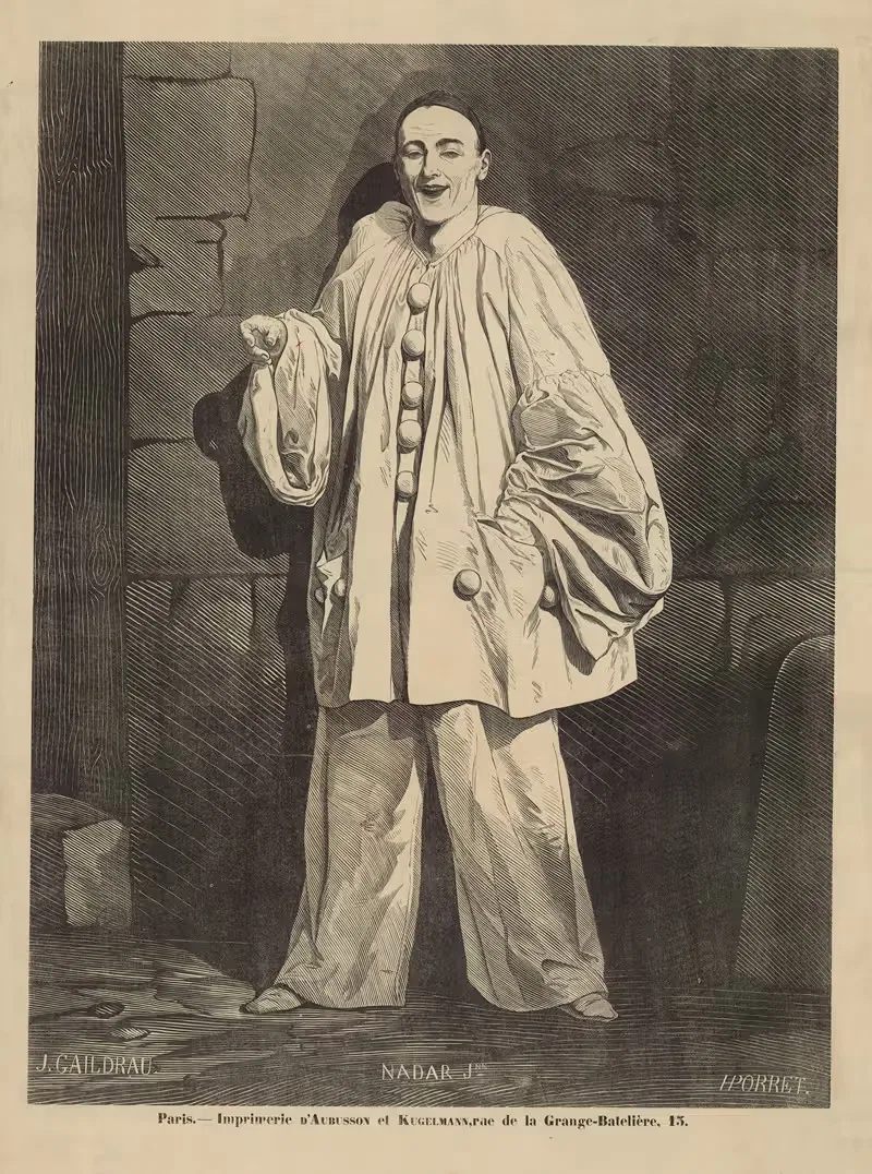 Жан-Шарль Дебюро by Жюль Гайльдро, 1856 — digital art print download