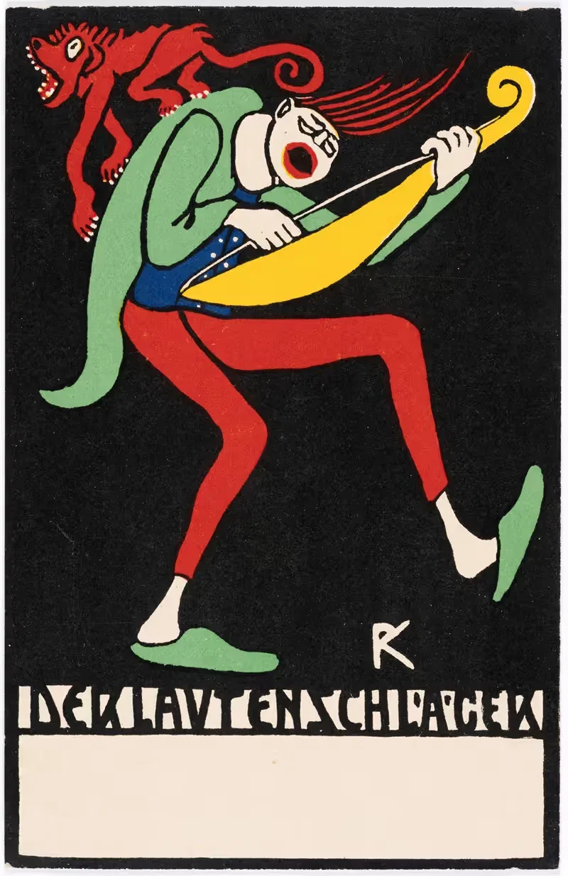 Nr. 95: Лаутеншлягер by Рудольф Кальвах, 1907 — digital art print download