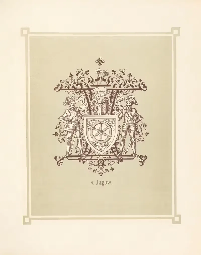 Гербовый алфавит Pl.10 by Адольф Маттиас Хильдебрандт, 1884 — digital art print download