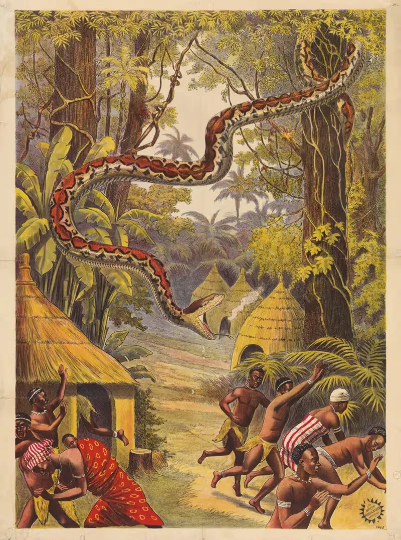 Plakat zu einer Schaustellung by Adolf Friedländer Lith., 1900 — digital art print download