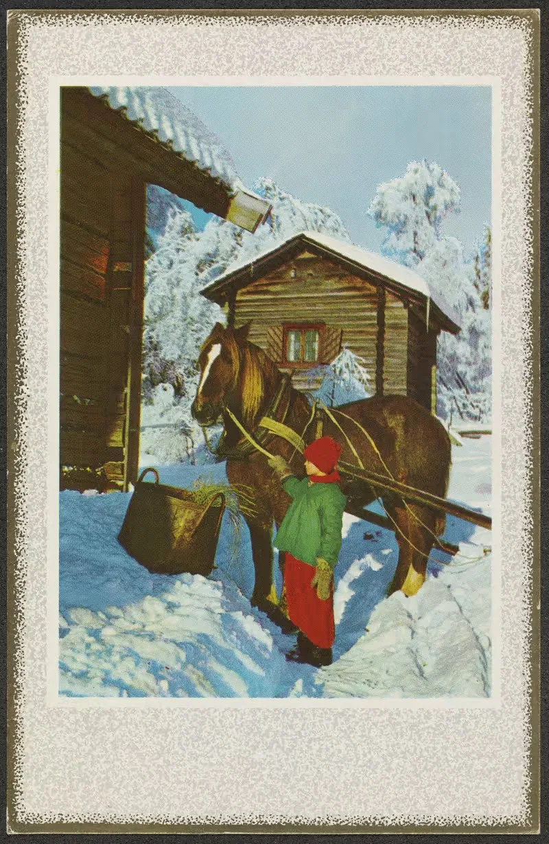 Рождественская открытка by Аноним — digital art print download