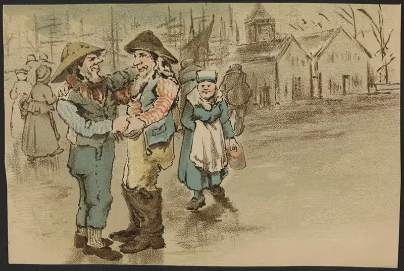 Рождественская открытка by Аноним — digital art print download