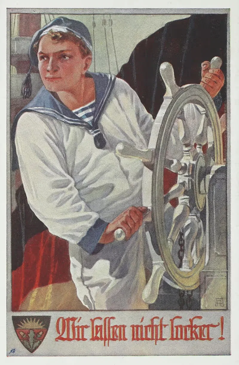 Wir lassen nicht locker by Anton Reckziegel, 1914-1918 — digital art print download