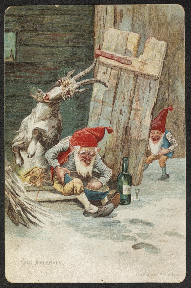 Christmas card by Karl Uchermann — digital art print download