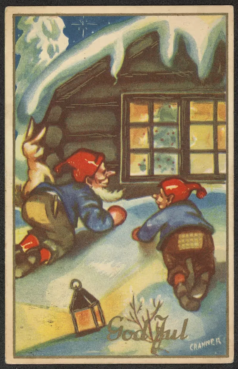 Рождественская открытка by Биргер Краннер — digital art print download