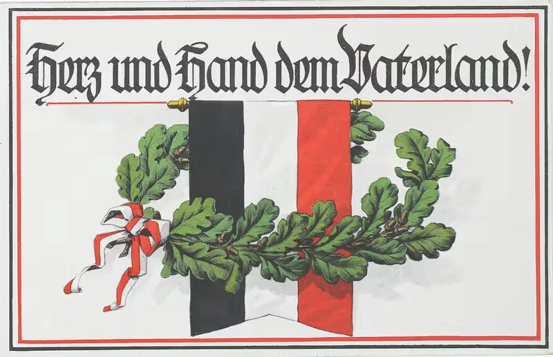 Herz und Hand dem Vaterland — Carl Garte Leipzig