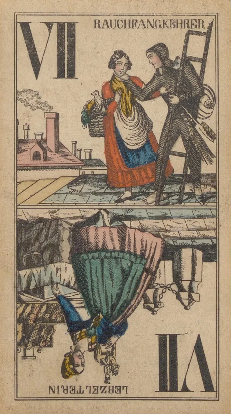 VII; Лебзельтерин; Трубочист by Карл Хольдхаус, 1850 — digital art print download