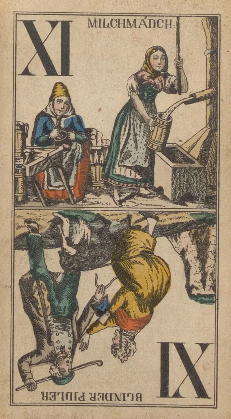XI; Milchmädch. ; Blinder Fidler — Carl Holdhaus