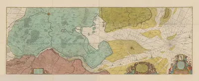 Новый атлас, содержащий все части мира Пл. 068 by Ковенс и Мортир, 1758 — digital art print download