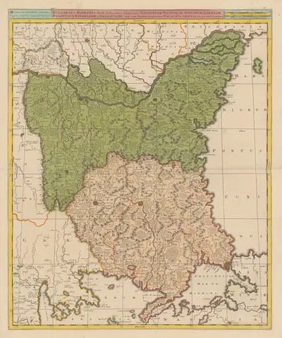 Новый атлас, содержащий все части мира Pl.100 by Ковенс и Мортир, 1758 — digital art print download