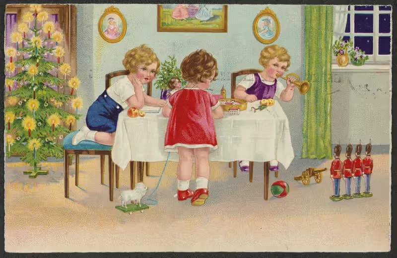 Рождественская открытка by Э. А. Швердтфегер — digital art print download