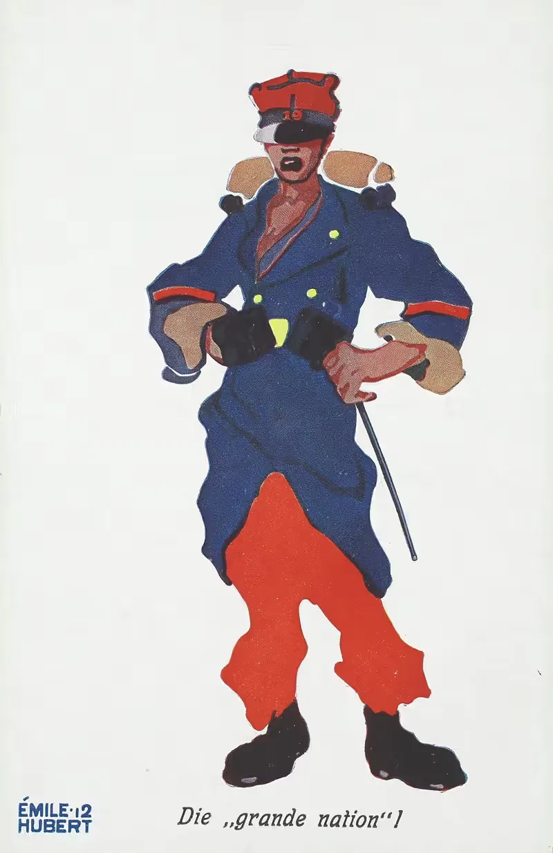 Великая нация! by Эмиль Хубер, 1914 — digital art print download