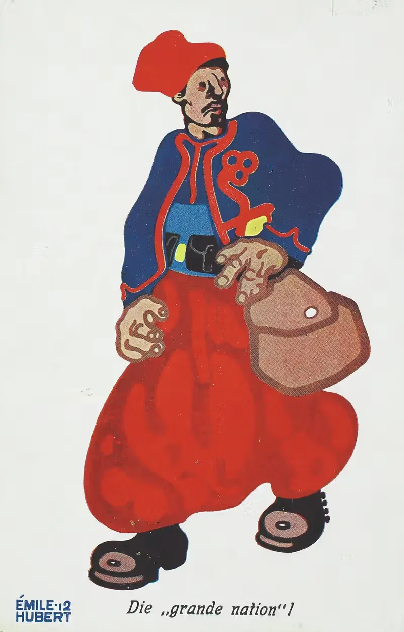 'Великая нация'! by Эмиль Хубер, 1914 — digital art print download