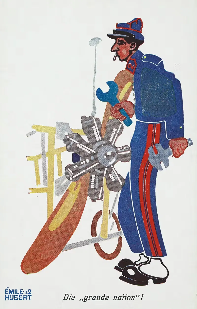 'Великая нация'! by Эмиль Хубер, 1914 — digital art print download