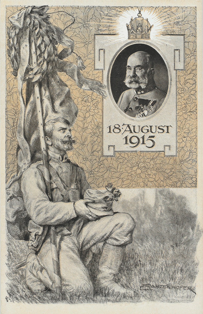 18. August 1915 by Emil Ranzenhofer, 1915 — digital art print download