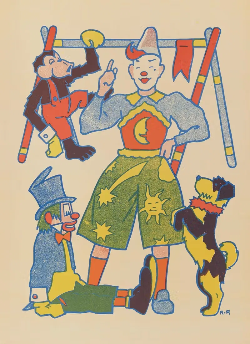 Для раскрашивания Pl.05 by Гастон Марошо, 1936 — digital art print download