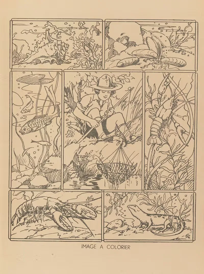 Для раскрашивания Пл.13 by Гастон Марошо, 1936 — digital art print download